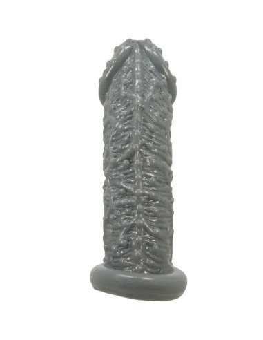 PRETTY LOVE - REALISTIC PENIS ENLARGER AND DELAY SLEEVE MODEL 2 GREY
