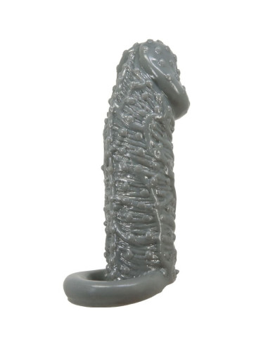 PRETTY LOVE - REALISTIC PENIS ENLARGER AND DELAY SLEEVE MODEL 2 GREY