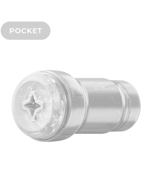 KIIROO - KIIROO SKAIDRUS KIŠENINIS PLOKŠTELIS „FEEL POCKET STROKER CRYSTAL“