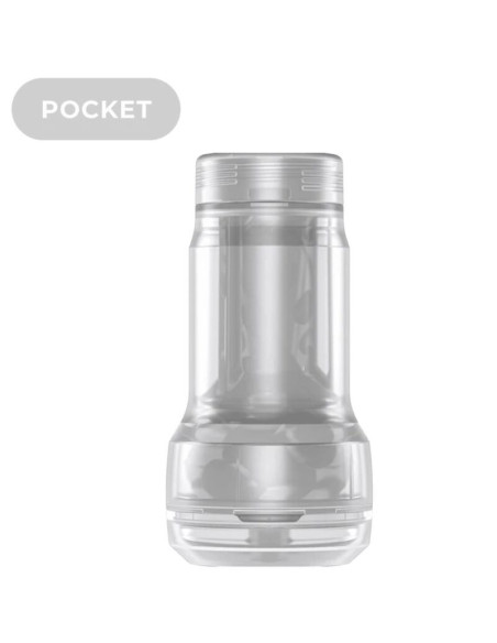 KIIROO - KIIROO SKAIDRUS KIŠENINIS PLOKŠTELIS „FEEL POCKET STROKER CRYSTAL“