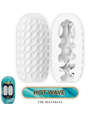 PRETTY LOVE - VENUS X 15 SILICONE MALE MASTURBATORS WHITE