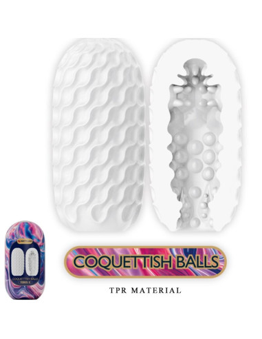 PRETTY LOVE - VENUS X 15 SILICONE MALE MASTURBATORS WHITE