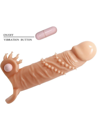 PRETTY LOVE - CONNOR PENIS SLEEVE CLITORIS STIMULATOR FLESH