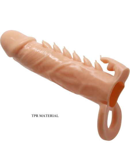 PRETTY LOVE - EMMIT PENIS SLEEVE CLITORIS STIMULATOR FLESH
