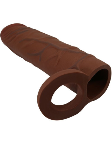 PRETTY LOVE - KAILE PENIS SLEEVE WITH 2.5 CM EXTENSION MULATTO