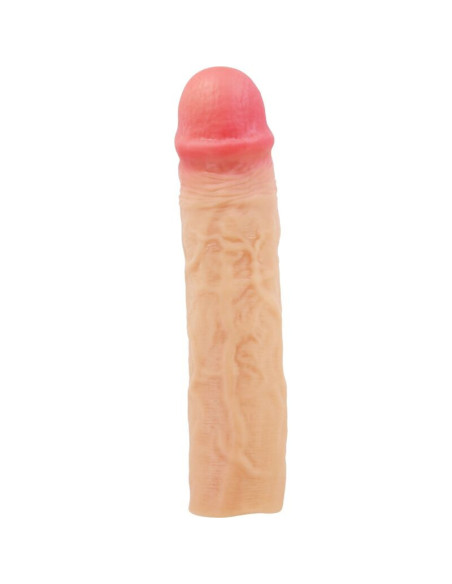 PRETTY LOVE - DEREK PENIS SLEEVE WITH 7.6 CM EXTENSION FLESH