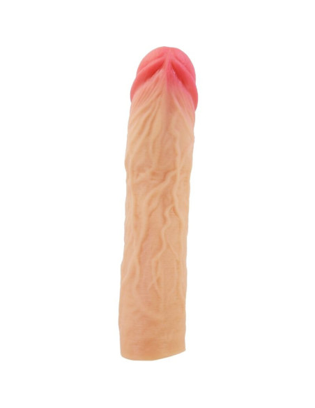 PRETTY LOVE - DEREK PENIS SLEEVE WITH 7.6 CM EXTENSION FLESH