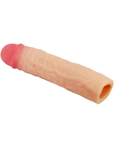 PRETTY LOVE - DEREK PENIS SLEEVE WITH 7.6 CM EXTENSION FLESH