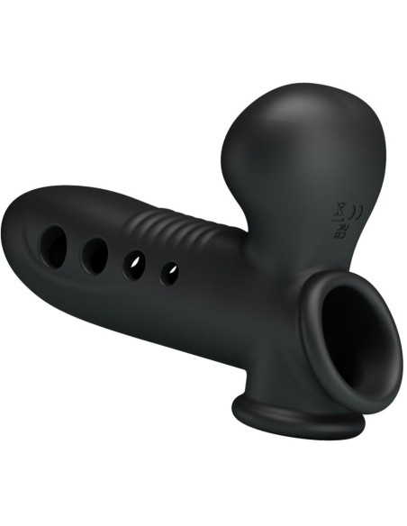 PRETTY LOVE - CRANE PENIS SLEEVE WITH AIRBAG BLACK