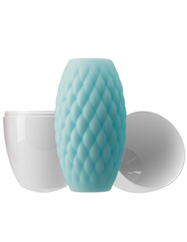 PRETTY LOVE - ATHENA EROS SILICONE MALE MASTURBATOR SKY BLUE