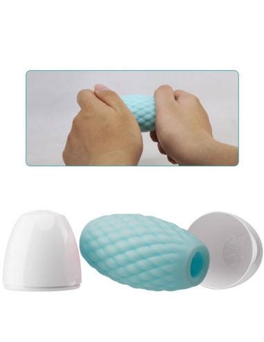 PRETTY LOVE - ATHENA EROS SILICONE MALE MASTURBATOR SKY BLUE