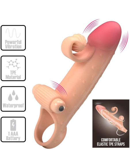 ROMANCE - VIBRATING PENIS SLEEVE NATURAL