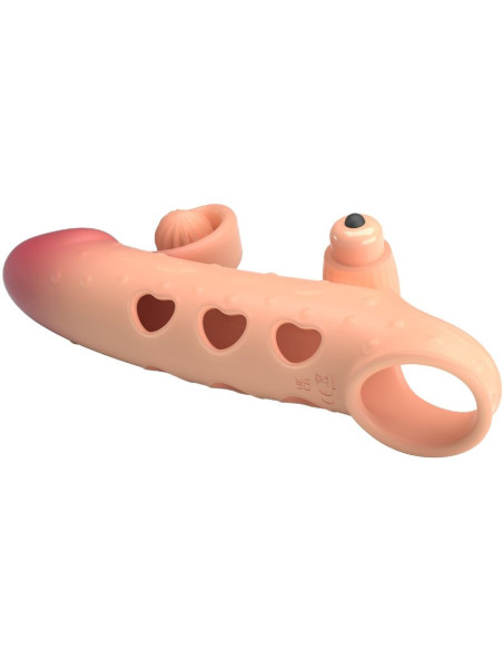 ROMANCE - VIBRATING PENIS SLEEVE NATURAL