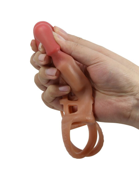 PRETTY LOVE - PRESTON VIBRATING PENIS SLEEVE 18 CM