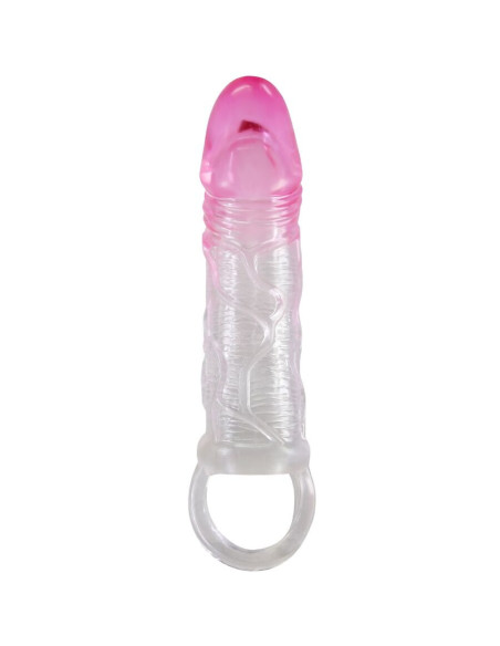 PRETTY LOVE - ODES REALISTIC 2 CM ENLARGEMENT SHEATH FOR PENIS PINK