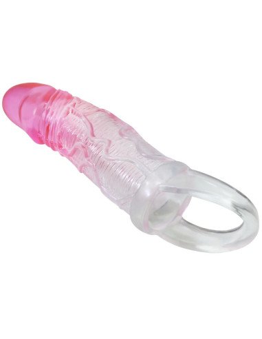 PRETTY LOVE - ODES REALISTIC 2 CM ENLARGEMENT SHEATH FOR PENIS PINK