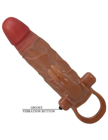 PRETTY LOVE - OSMAR PENIS SLEEVE VIBRATING CLITORIS STIMULATOR