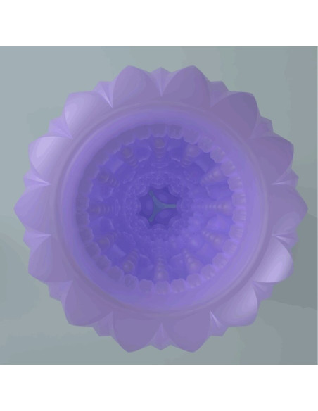 PRETTY LOVE – Atėnės Alice vyriškas masturbatorius, violetinis