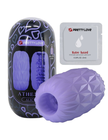 PRETTY LOVE – Atėnės Alice vyriškas masturbatorius, violetinis