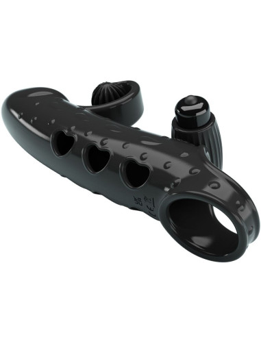ROMANCE - VIBRATING PENIS SLEEVE BLACK