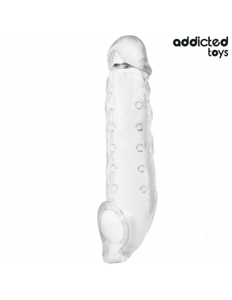 ADDICTED TOYS - TRANSPARENT PENIS SHEATH SIZE M 27 CM