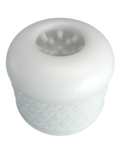 PRETTY LOVE – krištolinis vyriškas masturbatorius, baltas