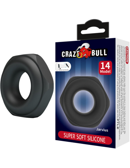 CRAZY BULL - JARVIUS SILIKONINIS ŽIEDAS, MODELIS 14