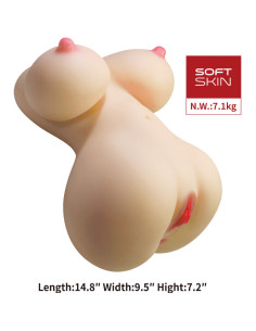 CRAZY BULL - FIONA REALISTIC FEMALE TORSO VAGINA AND ANAL 7.1 KG 2