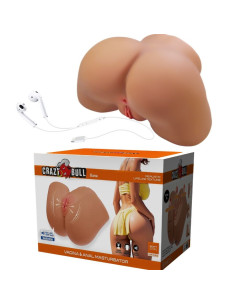 CRAZY BULL - ILANA REALISTIC FEMALE BUTT VIBRATOR AND SUCKER WITH SOUND 6.8 KG 2