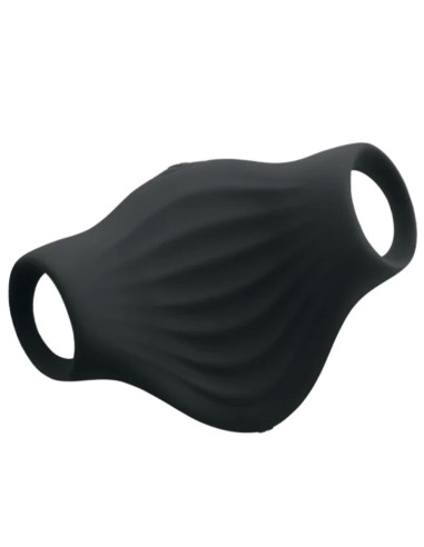 ROCKS- OFF - PALM BLACK FLEXIBLE VIBRATOR MASTURBATOR