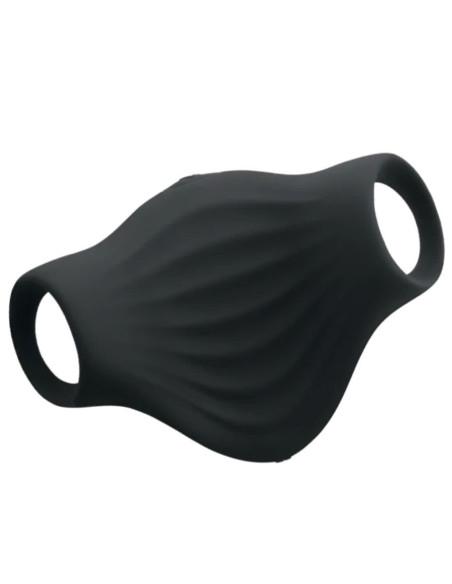 ROCKS- OFF - PALM BLACK FLEXIBLE VIBRATOR MASTURBATOR