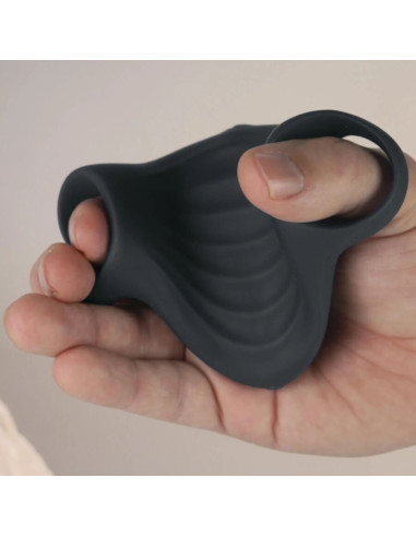 ROCKS- OFF - PALM BLACK FLEXIBLE VIBRATOR MASTURBATOR