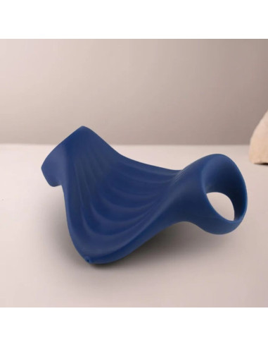 ROCKS- OFF - PALM BLUE FLEXIBLE VIBRATOR MASTURBATOR