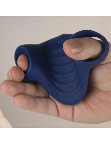 ROCKS- OFF - PALM BLUE FLEXIBLE VIBRATOR MASTURBATOR