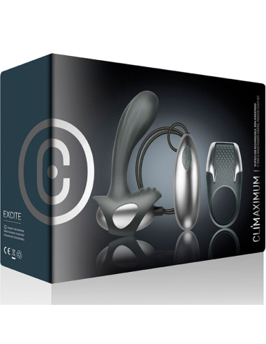 CLIMAXIMUM - EXCITE KIT COCK RING WIRE PROSTATE MASSAGER
