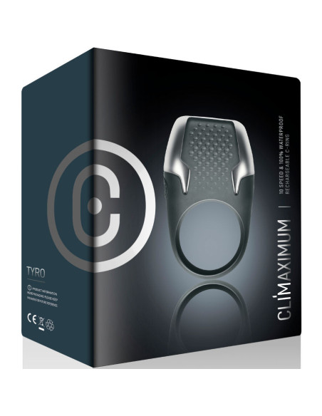 CLIMAXIMUM - TYRO VIBRATING COCK RING WITH LED LIGHTS