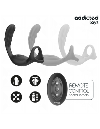 ADDICTED TOYS - DUAL PROSTATIC COCK RING REMOTE CONTROL