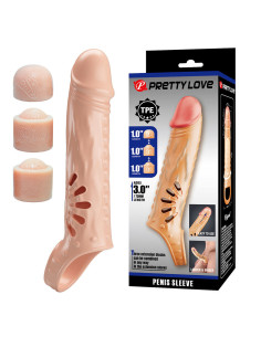PRETTY LOVE - PENIS SLEEVE WITH EXTENDERS