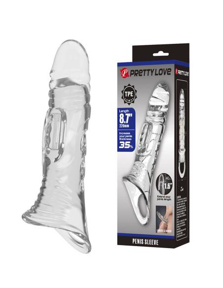 PRETTY LOVE - TRANSPARENT PENIS COVER