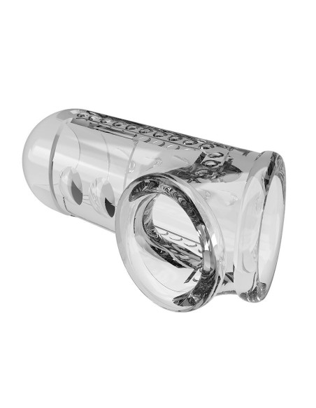 PRETTY LOVE - TRANSPARENT TEXTURED PENIS SHEATH