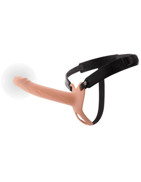 HIDDEN DESIRE - INFERNO VIBRATING PENIS SLEEVE STRAP-ON 20 CM