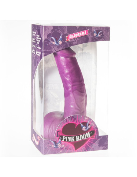PINK ROOM - CONNOR REALISTIC DILDO PURPLE 16 CM