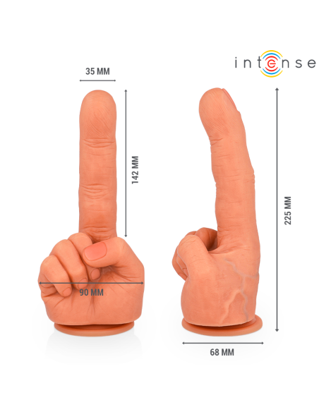INTENSE - HUBERT „G-SPOT“ STIMULIATORIAUS LANKSTUS RANKOS 14,2 CM