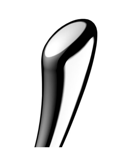 SATISFYER - COSMIC CREST 1 NERŪDĖJANČIO PLIENO DVIGUBAS DILDO