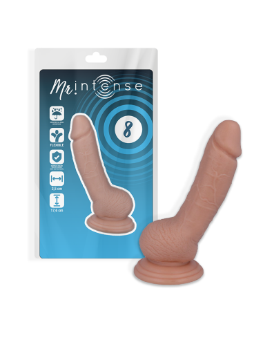 MR INTENSE - 8 REALISTIŠKI PADAŽAI 17,6 CM - O - 3,5 CM