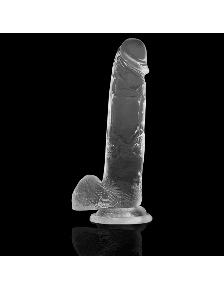 X RAY - CLEAR COCK WITH BALLS 22 CM -O- 4.6 CM