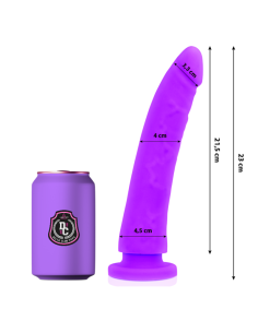 DELTA CLUB - TOYS LILAC DILDO MEDICAL SILICONE 23 CM -O- 4.5 CM