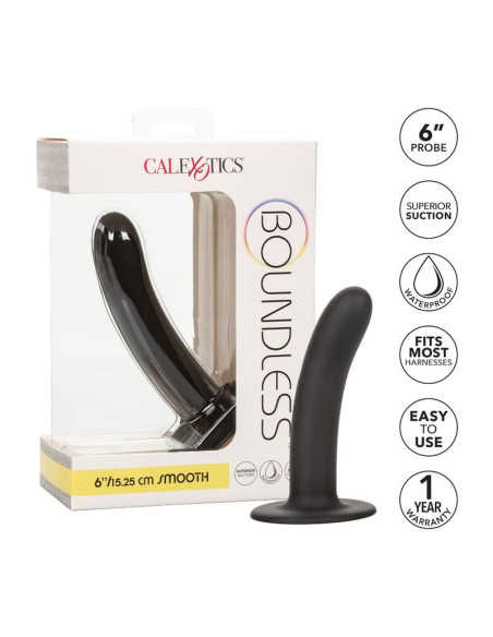 CALEXOTICS - BOUNDLESS DILDO 15.25 CM HARNESS COMPATIBLE SMOOTH