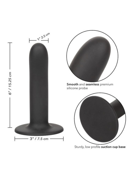 CALEXOTICS - BOUNDLESS DILDO 15,25 CM DIRŽAI SUDERINAMI SU LYGIAI