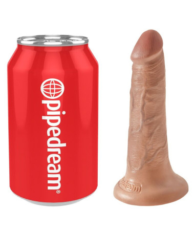KING COCK - REALISTIC PENIS 12 CM CARAMEL